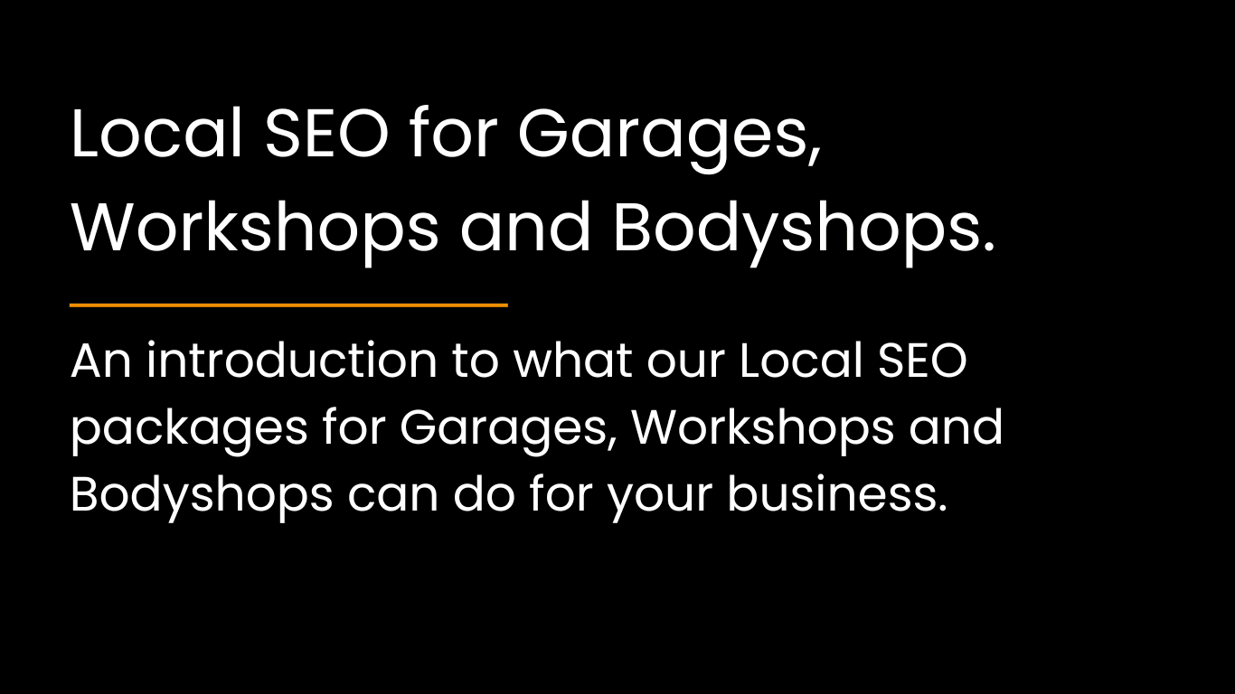 Looking to get more customers into your Garage, Workshop or Bodyshop?